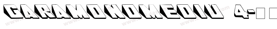 GaramondMediu 4字体转换